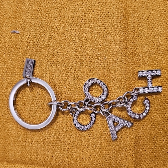 Coach Sparkle Keychain - Rare Vintage - Picture 1 of 3
